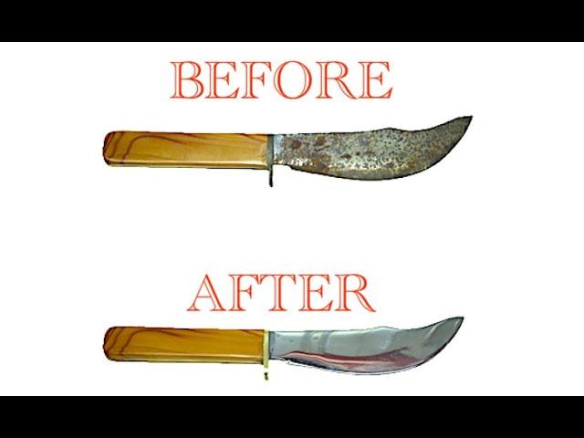 Knife Restoration - Restoring a Homemade Family Heirloom Knife