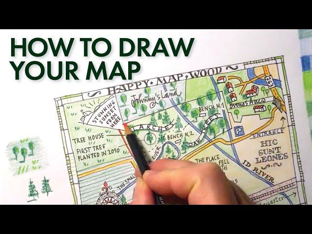 How to draw your own map of your woodland