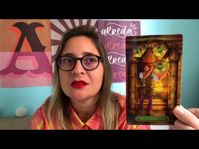 TAROT TRÊS DE OUROS - mágica, propósito e criação! I Andressa Malcher