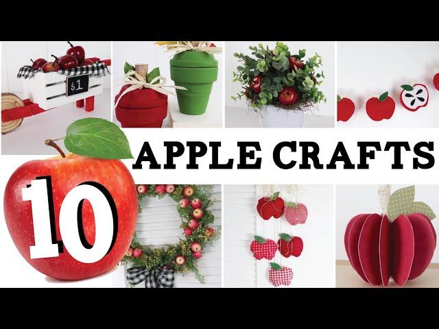 10 Apple DIY Crafts (EASY) Fall Home Decor Ideas