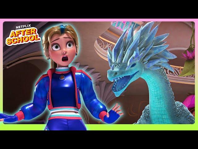 Unicorn Island's Magical Beasts REVEALED!  Unicorn Academy | Netflix After School