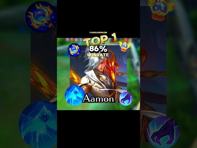 TOP One global Aamon build and Emblem in mlbb 2024#shorts #mlbb #mobilelegends #aamon