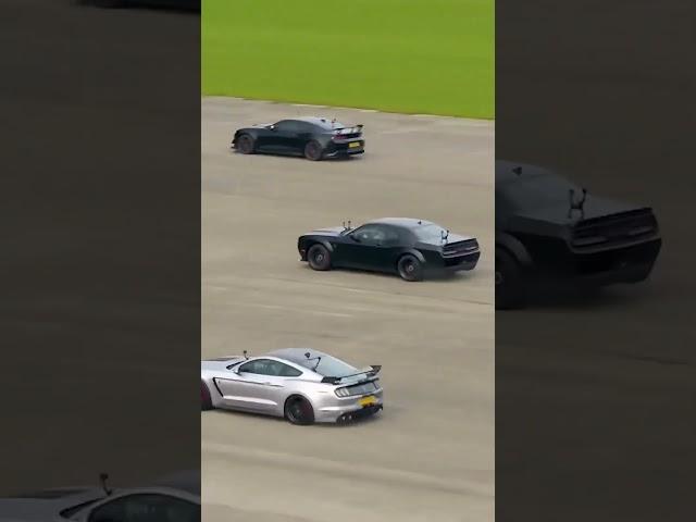 Camaro ZL1 Vs Hellcat Redeye Vs Shelby GT500 #themoparcommunity