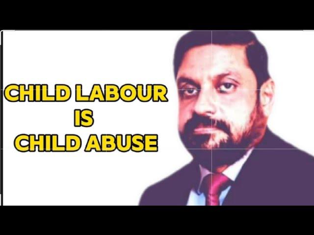 Child Labour Speech By Adv Rana Asad