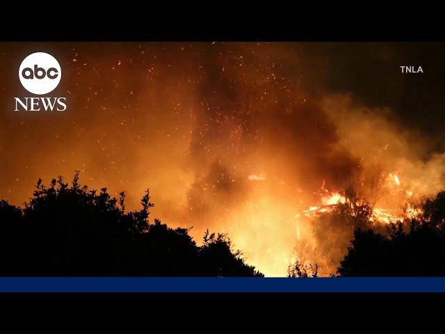 California wildfire burns out of control, forces more than 10,000 to evacuate