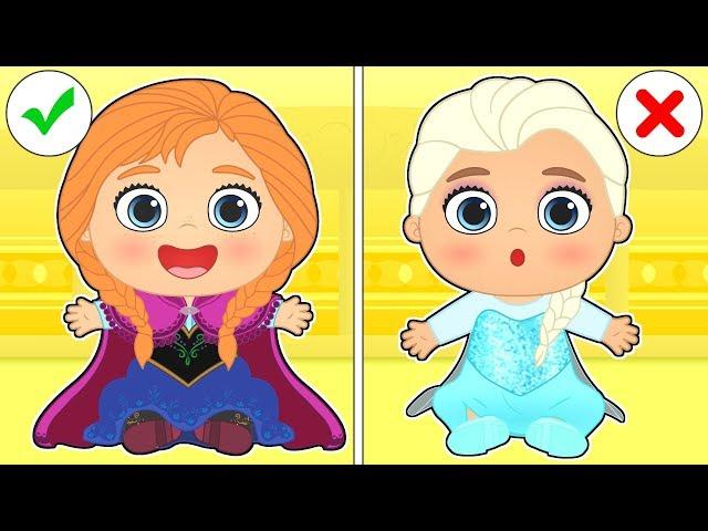 BABY ALEX AND LILY  Dress up like the Ice Princess and his Boyfriend | Cartoons for Children