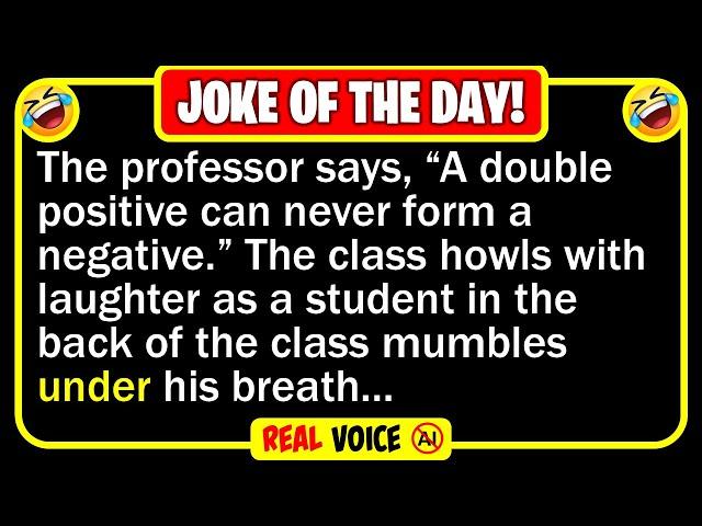  BEST JOKE OF THE DAY! - During a lecture, a student in the back of the class says...| Funny Jokes