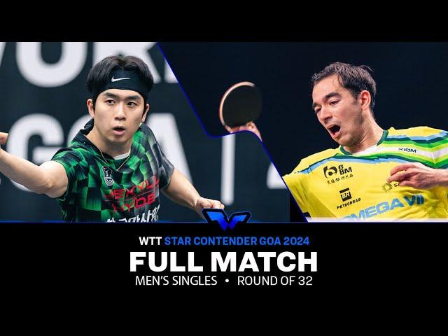 FULL MATCH | KANG Dongsoo vs Hugo CALDERANO | MS R32 | #WTTGoa 2024