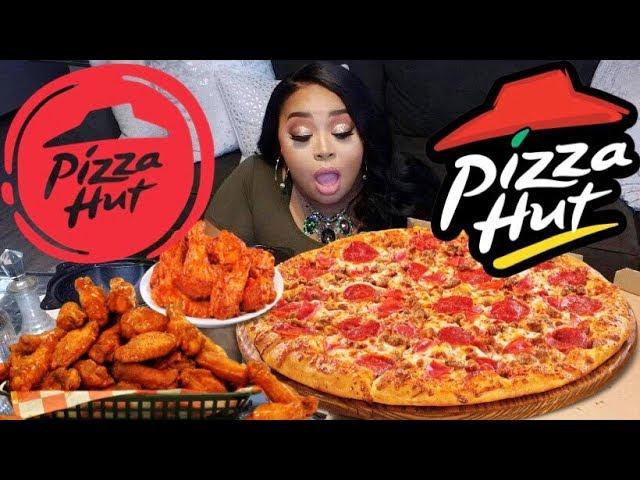 PIZZA HUT MUKBANG + STORYTIME