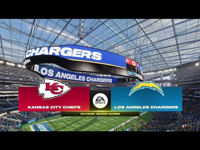 Chiefs vs Chargers Week 18 Simulation (Madden 24 Quick Presentation)