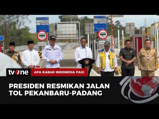 Presiden Jokowi Meresmikan Tol Pekanbaru-Padang | AKIP tvOne