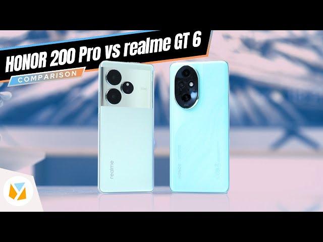 HONOR 200 Pro vs realme GT 6 Comparison Review