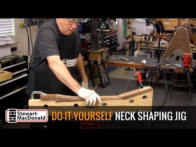 Dan Erlewine’s do-it-yourself neck shaping jig