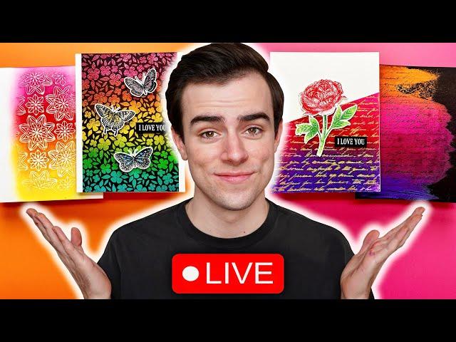 Let's Craft Valentine's Day Cards - Stamp With Simon LIVE!