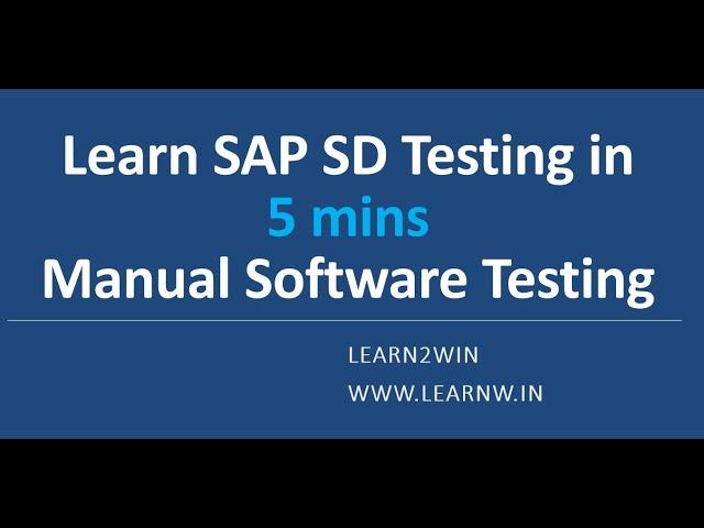 Testing SAP Application | SAP Manual Testing | manual software testing | testcase execution writing