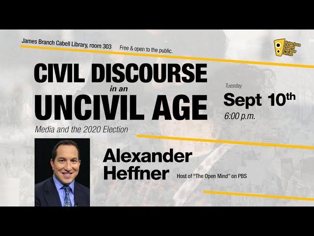 Alexander Heffner Q&A at VCU Robertson School of Media and Culture