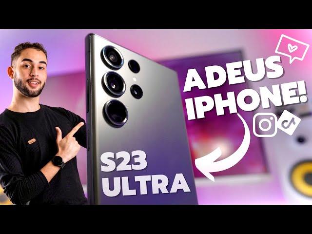 PROVEI que S23 Ultra é MELHOR que iPhone!  MINHA EXPERIÊNCIA de 1 Semana com o novo Galaxy