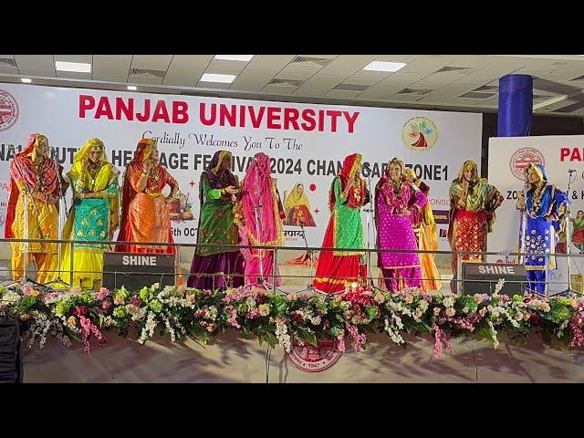 Best Giddha2024/panjab university Chandigarh/Choreography by Arvinderjit sonu/youth festival 2024