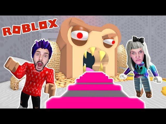 Roblox: AUS DER VERRÜCKTEN BÄCKEREI ENTKOMMEN! KAAN + NINA VOM TOAST-MONSTER GEFRESSEN! Neue Obby