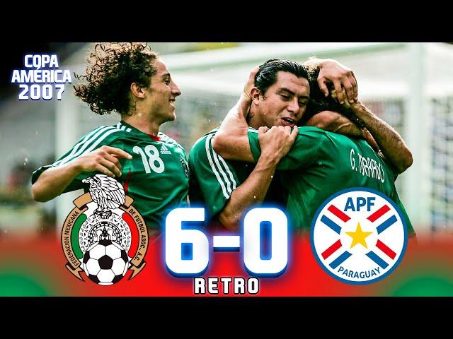 ¡PALIZA de LEYENDA!  México 6-0 Paraguay  Copa América 2007 - Cuartos de Final