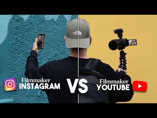 Vidéaste Instagram VS Vidéaste YouTube