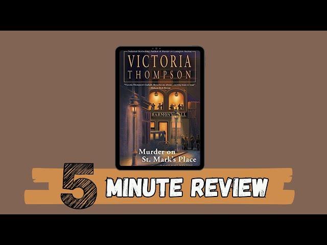 Murder on St. Mark's Place || 5 Minute Review