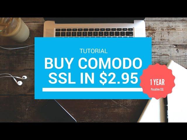 Buy cheap SSL certificate For $2.95 Comodo Possitive SSL for 1 year