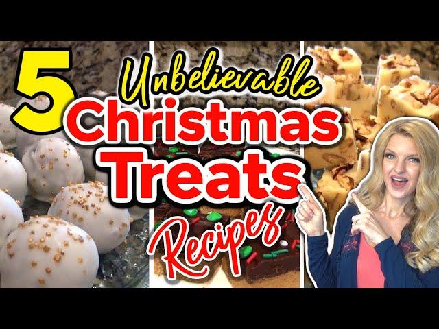 5 Amazing NO-BAKE CHRISTMAS TREATS You MUST TRY! | Easy MOUTH-WATERING SWEET TREATS Recipes