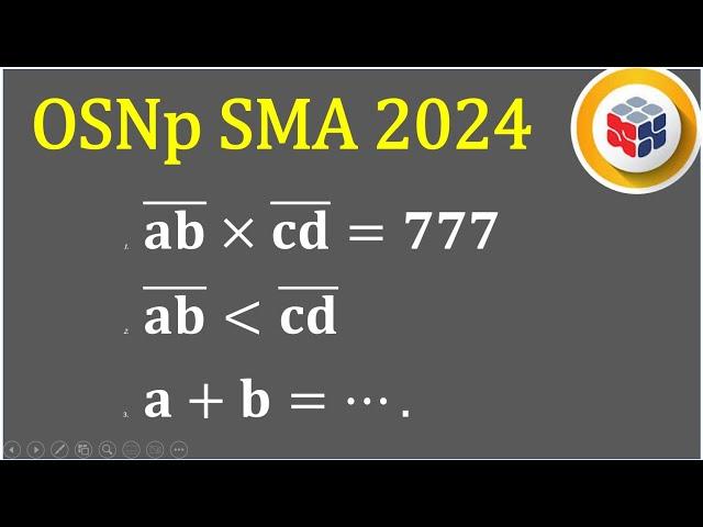 OSN Matematika SMA 2024 tingkat provinsi