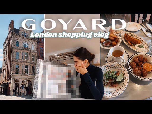 Come Shop With Me: GOYARD in London + Date night 🫶