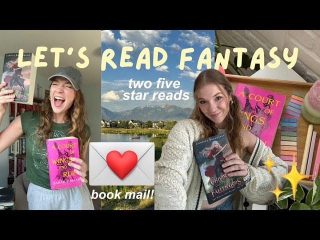 LET'S READ FANTASY - back to back five stars & book mail!