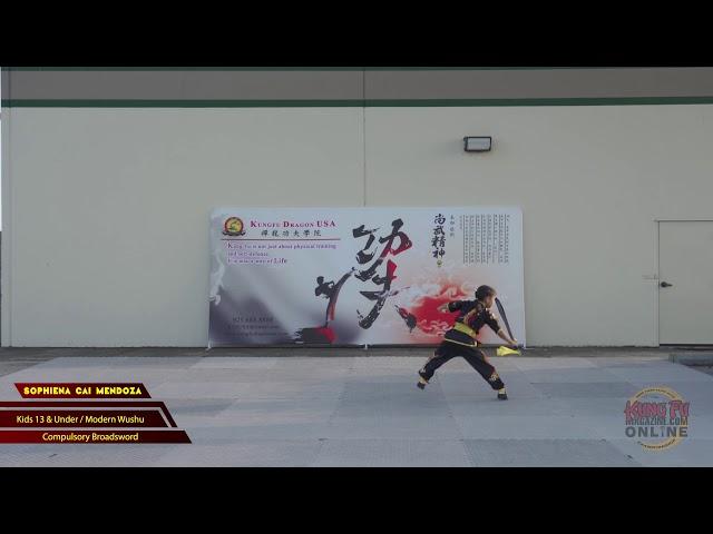 Tiger Claw Elite KungFuMagazine com Online Championship   Sophiena Cai Mendoza