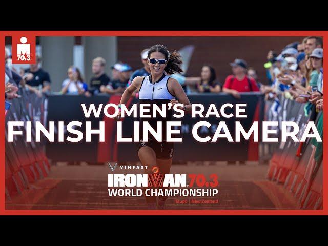 Women's Finish Line Camera | 2024 VinFast IRONMAN 70.3 World Championship, Taupō