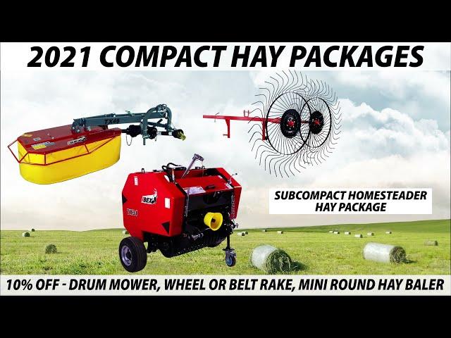 Bale Your Own Hay With Your Compact Tractor