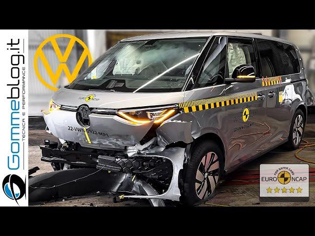 CRASH TEST Volkswagen ID.Buzz  ⭐️⭐️⭐️⭐️⭐️ EuroNcap