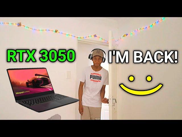 I'm BACK! | New Gaming Laptop (RTX 3050) #jethrorealms