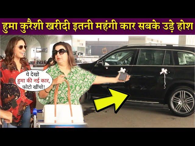 Huma Qureshi Buy Most Expensive Mercedes Car Spotted At Mumbai Airport