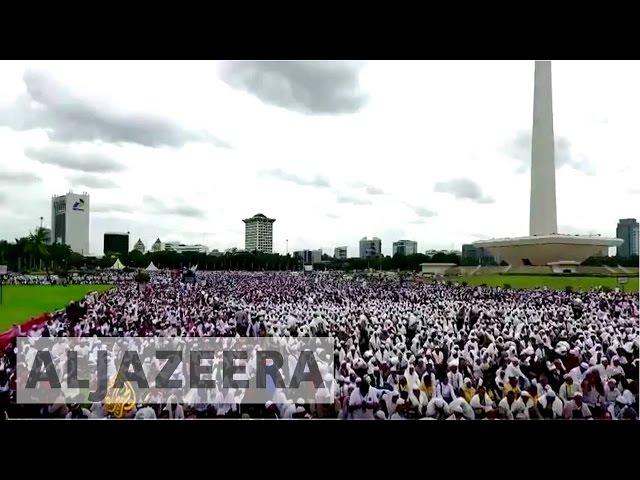 Muslims in Indonesia Protest Over Christian Governor