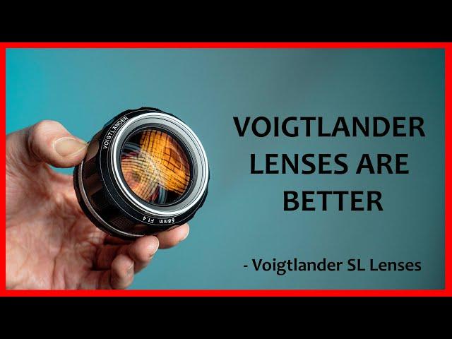 🟡 Upgrade your SLR with a Voigtlander lens | Nikon Mount Voigtlander SL lenses (Review): 20/40/58mm