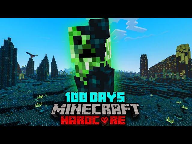 100 Days in an Advanced Sculk Apocalypse in Hardcore Minecraft