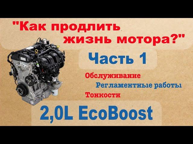 2,0L EcoBoost - Как продлить жизнь мотора? Обслуживание, регламентные работы, тонкости - Часть 1