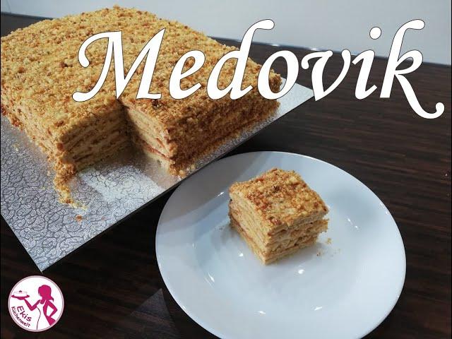 MEDOVIK | Russische Honigtorte mit Milchmädchen Creme | Russian Honey Cake - SOOO LECKER