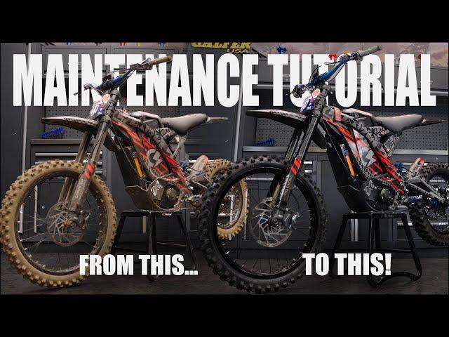 Full Maintenance Tutorial for your Surron, Talaria, Ventus or E Ride Pro Electric Dirt Bike