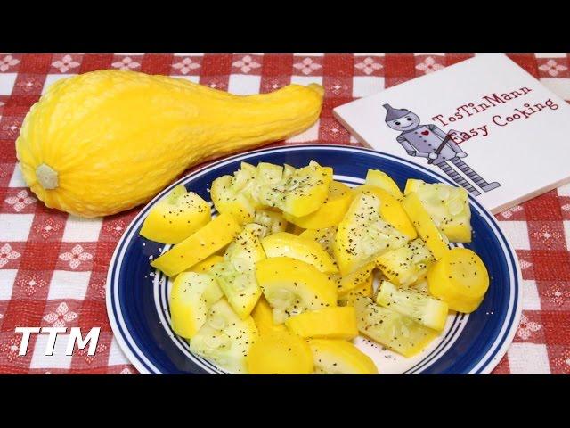 How to Cook Summer Squash~Healthy Steamed Yellow Crookneck Squash