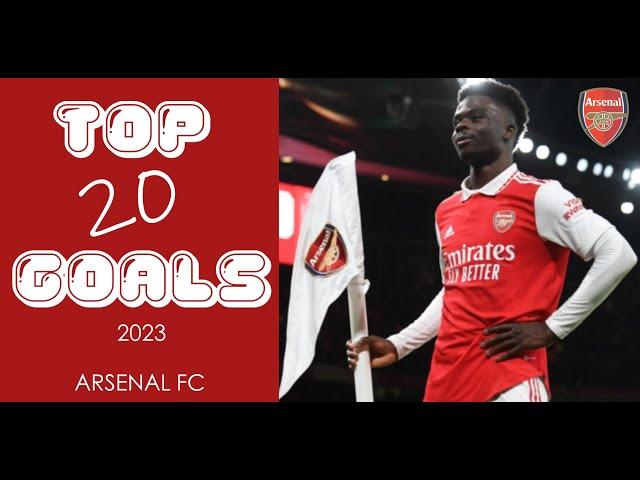 20 Important Arsenal Goals | Arsenal FC | Premier League | Europa League | 2022/23