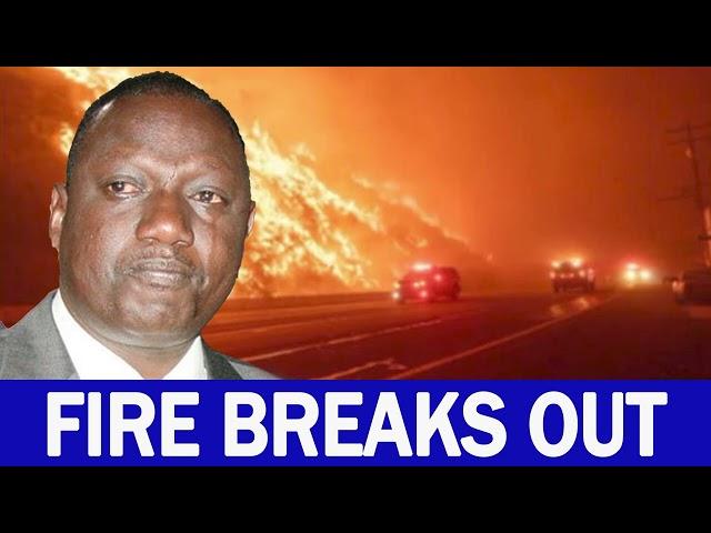 God punishing Ruto? Huge wild fire breaks out in Kenya