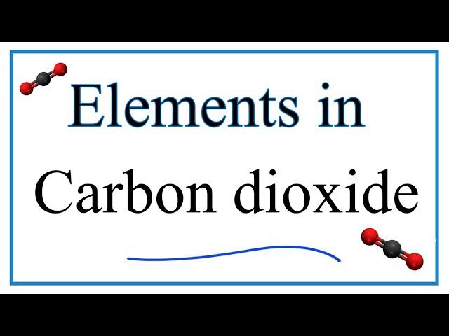 Elements in Carbon dioxide