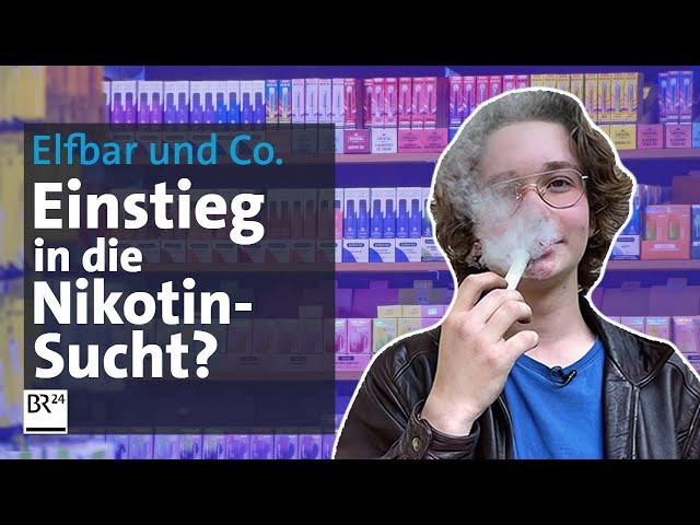 Immer mehr nikotinsüchtige Jugendliche: Einstiegsdroge Vapes? | BR24