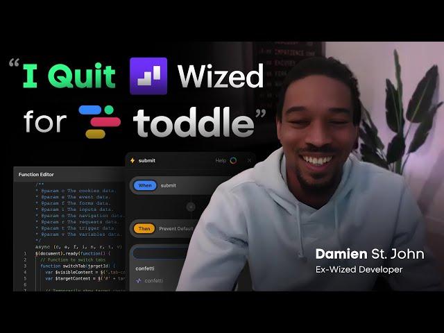 "I Quit Wized for Toddle!" - Interview with Damien St. John (Ex-Wized Developer)