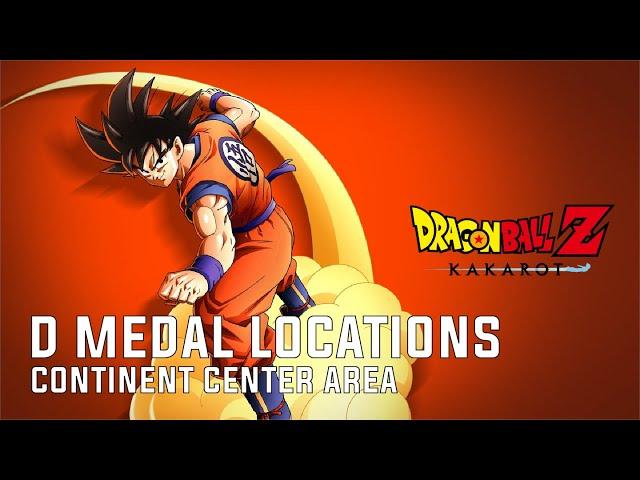 Continent Center Area | D Medal Locations | Dragon Ball Z Kakarot